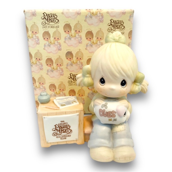 1983 Jonathan & David Figurine Join In On The Blessings Precious Moments - Picture 1 of 9